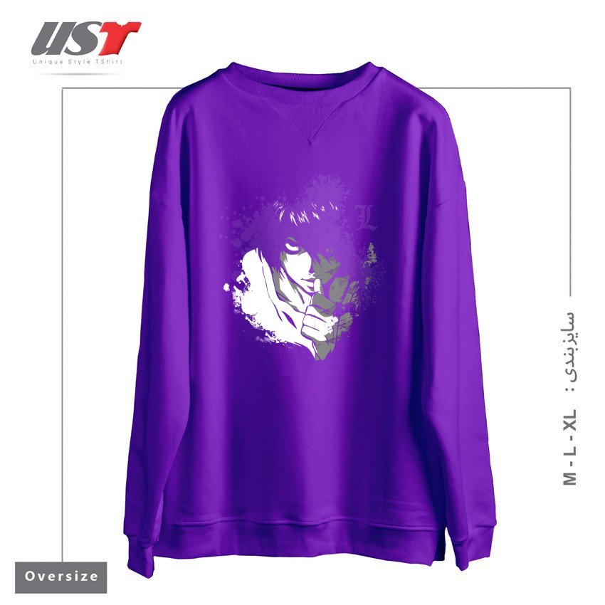 سوییشرت اورسایز طرح The Detective