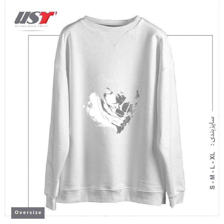 سوییشرت اورسایز طرح The Detective