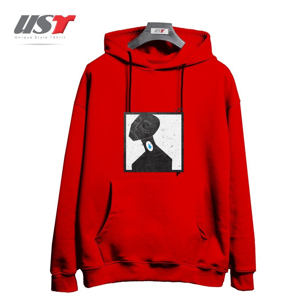 هودی اورسایز طرح بغض lump in throat