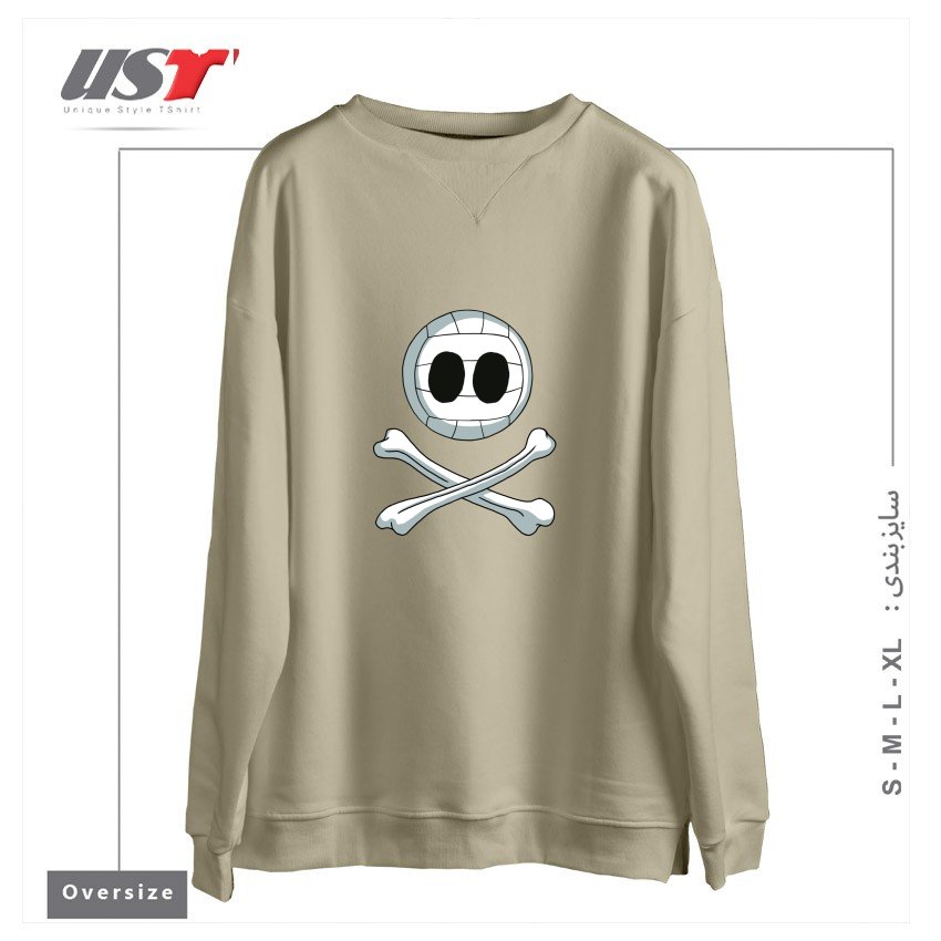 سوییشرت اورسایز طرح VOLLEY ROGER