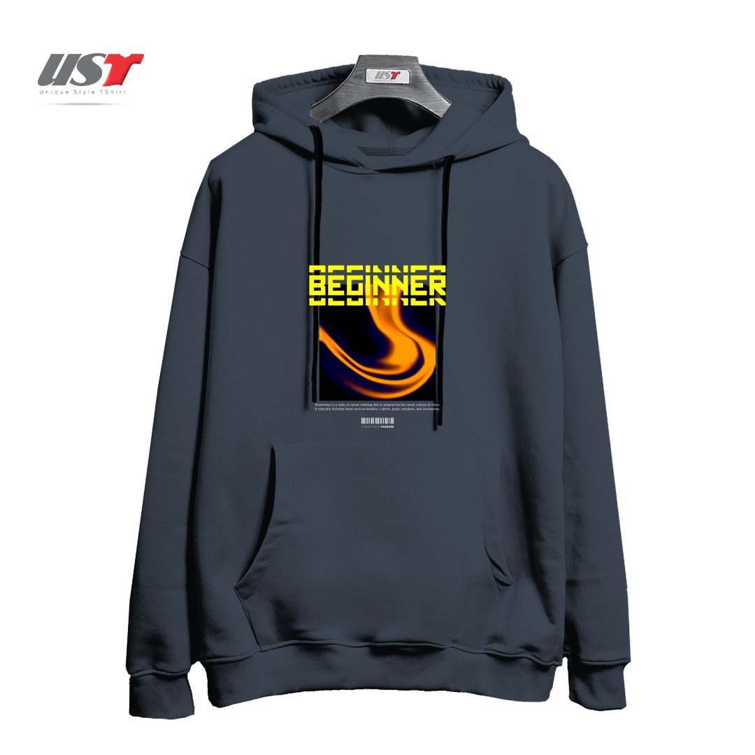 طرح typography 19 هودی اورسایزرنگ دودی