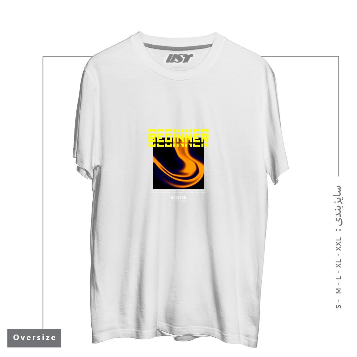 تیشرت اورسایز طرح typography 19