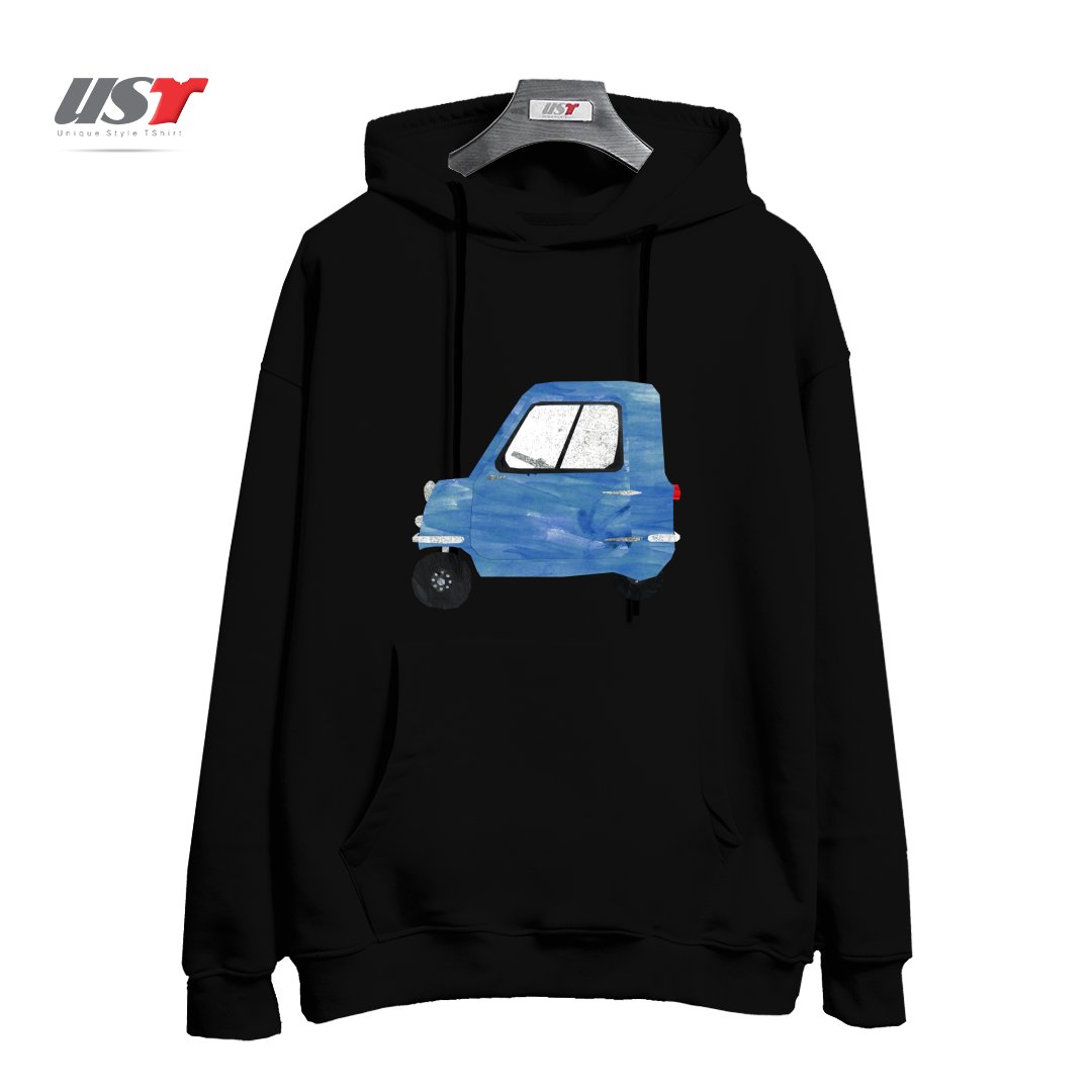 طرح CAR - PEEL P50 هودی اورسایزرنگ مشکی