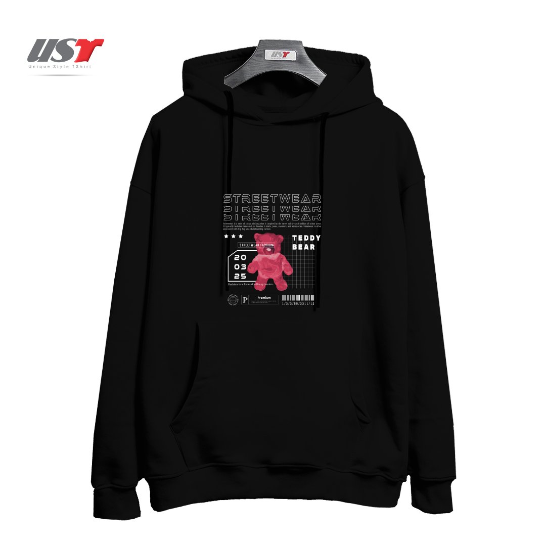 هودی اورسایز طرح typography 25