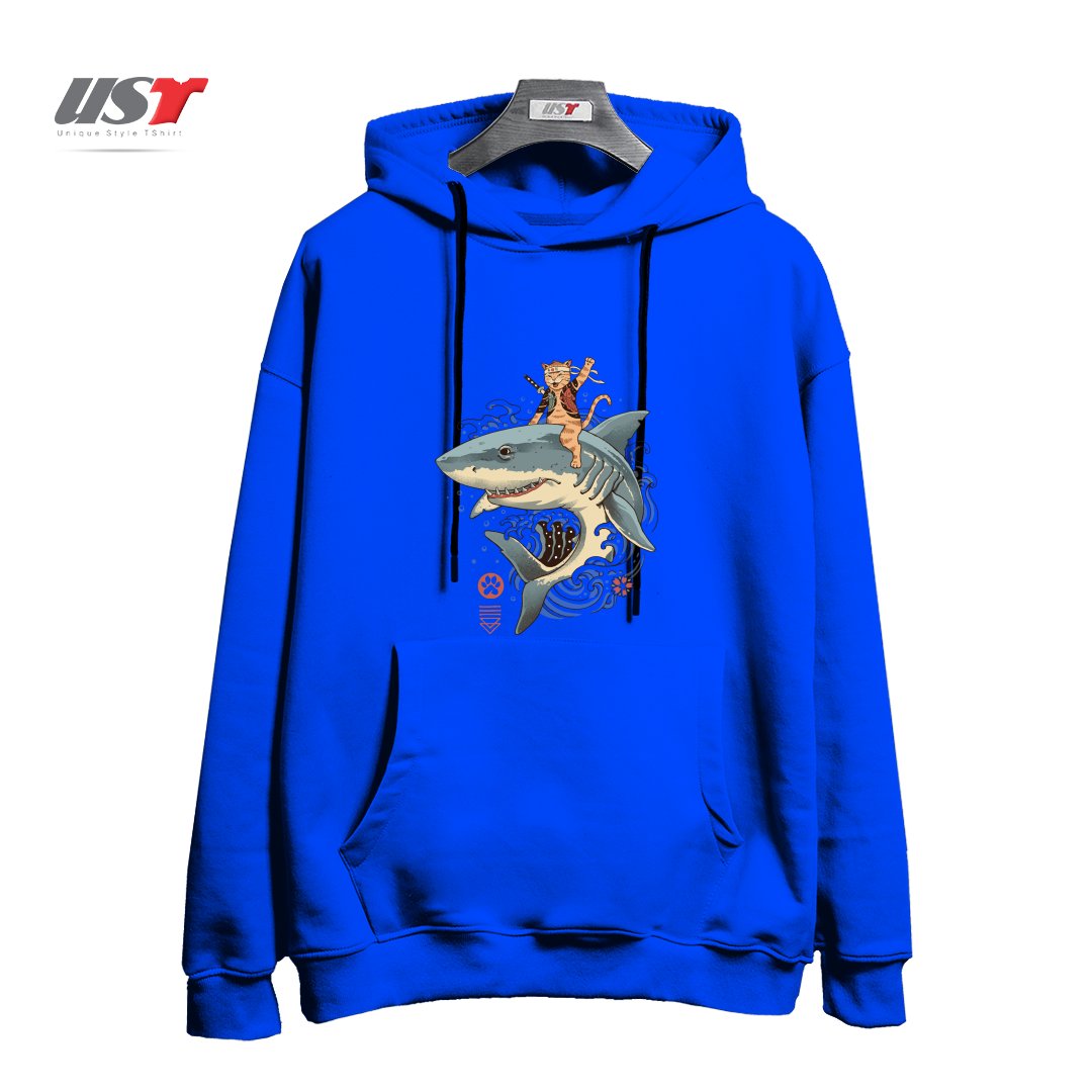 هودی اورسایز طرح CATANA SHARK