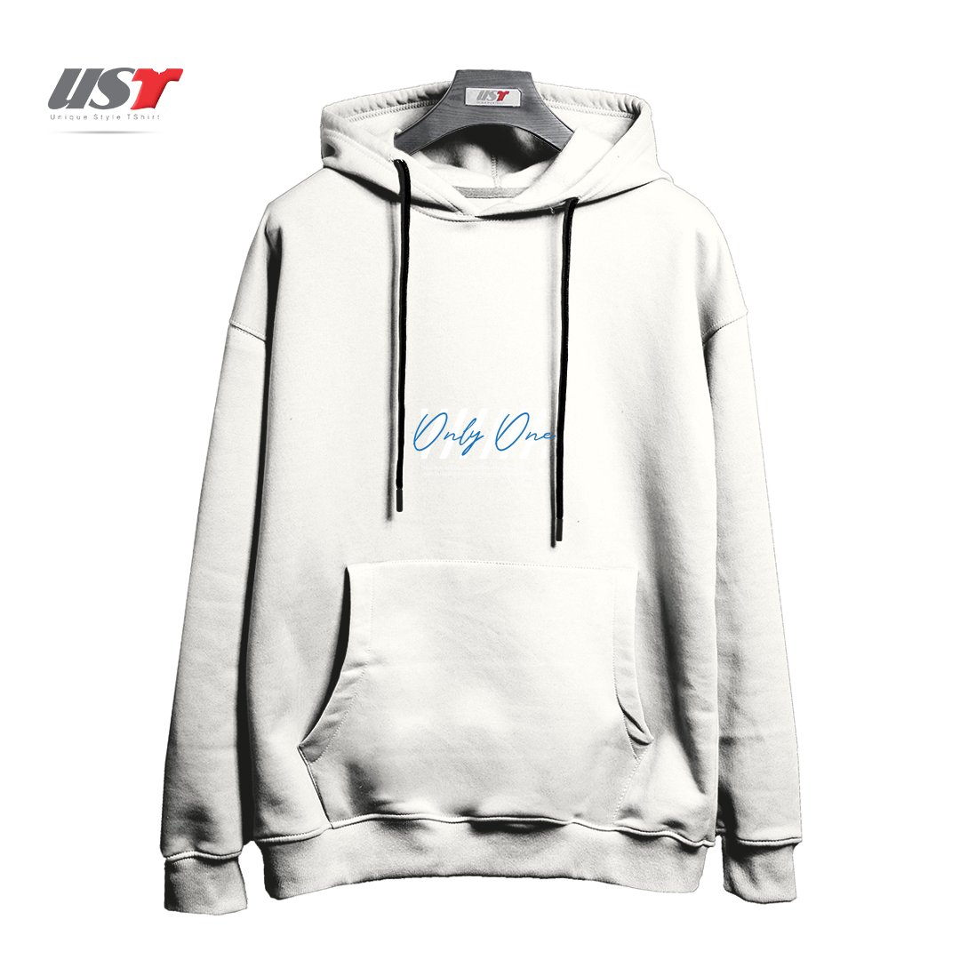 طرح typography 29 هودی اورسایزرنگ سفید