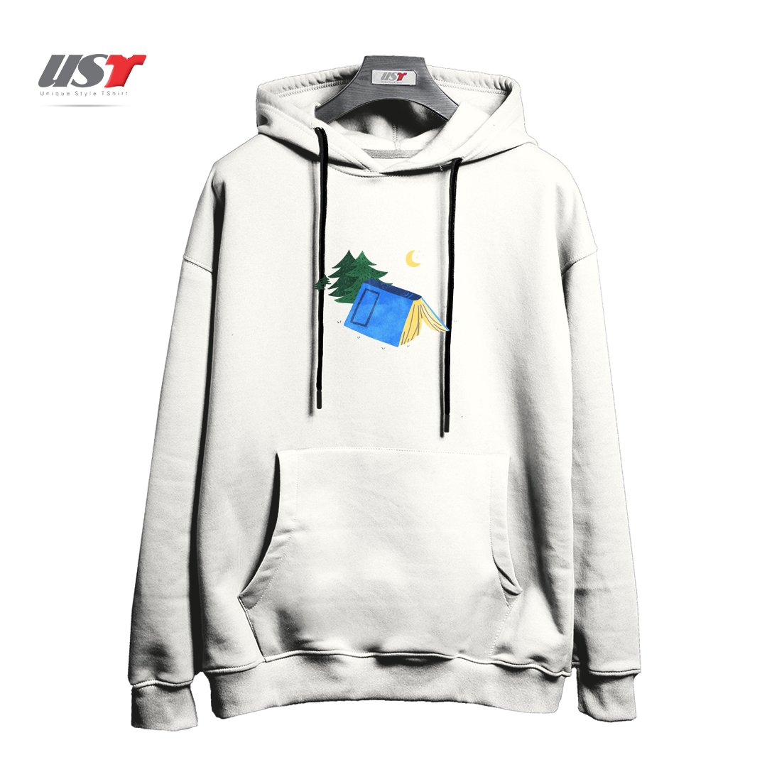 هودی اورسایز طرح BOOK CAMP