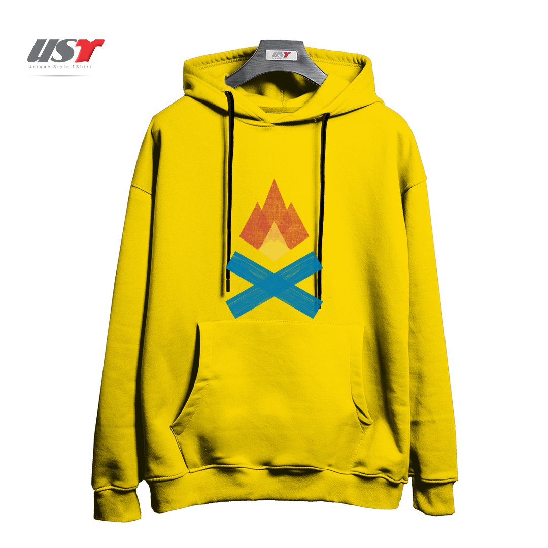 هودی اورسایز طرح BUILD FIRES. TELL STORIES.