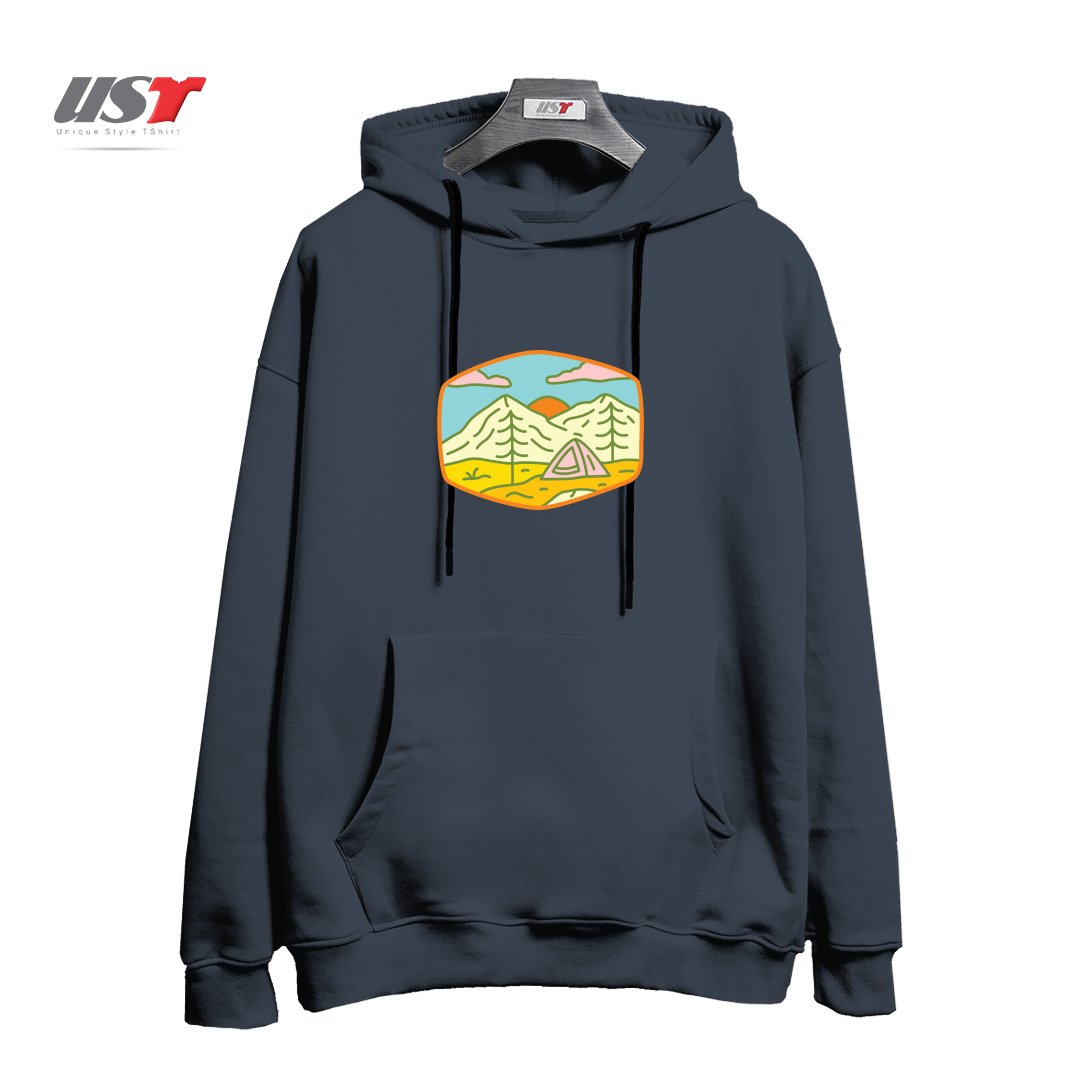 طرح CAMPING1 هودی اورسایزرنگ دودی