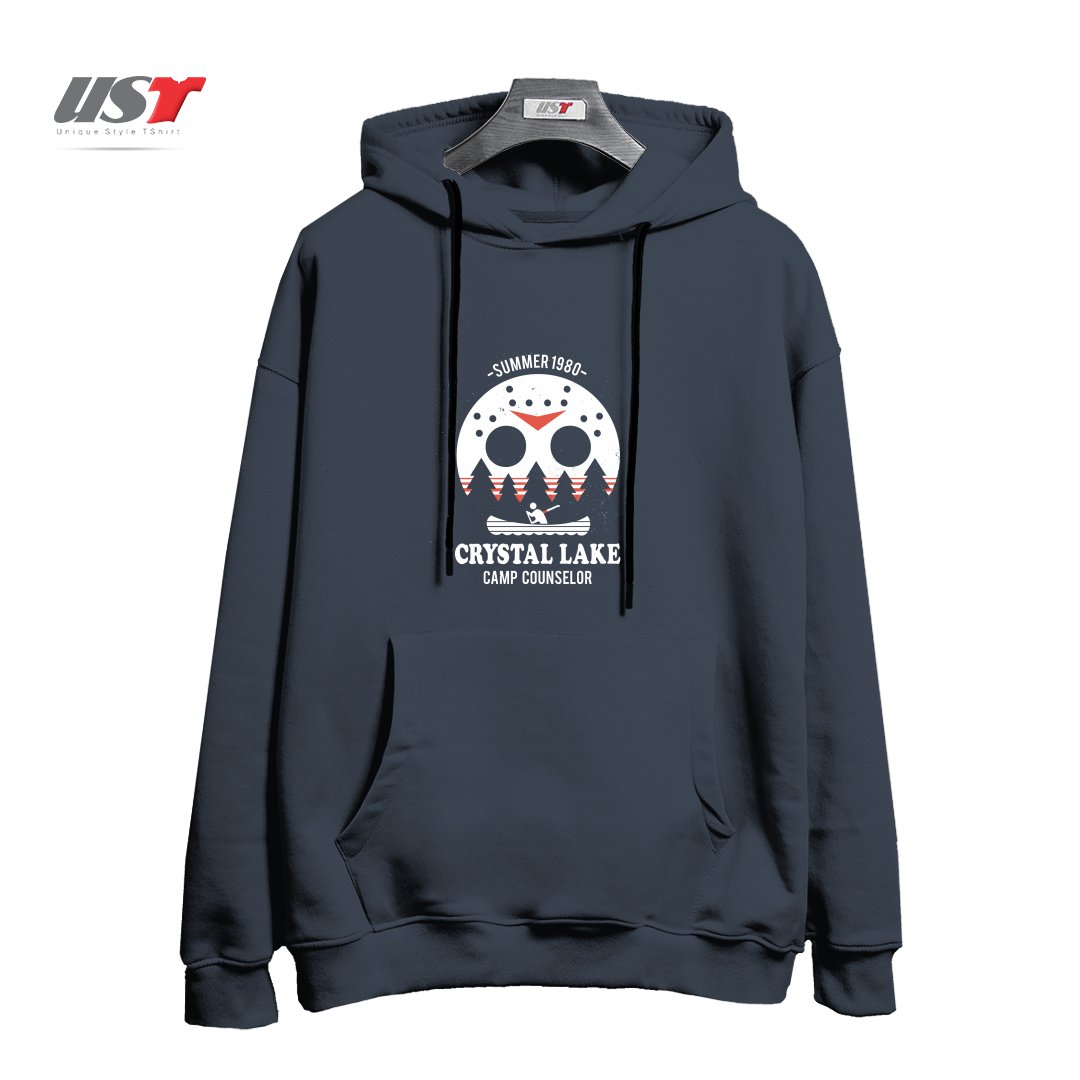 طرح CRYSTAL LAKE CAMP COUNSELOR هودی اورسایزرنگ دودی