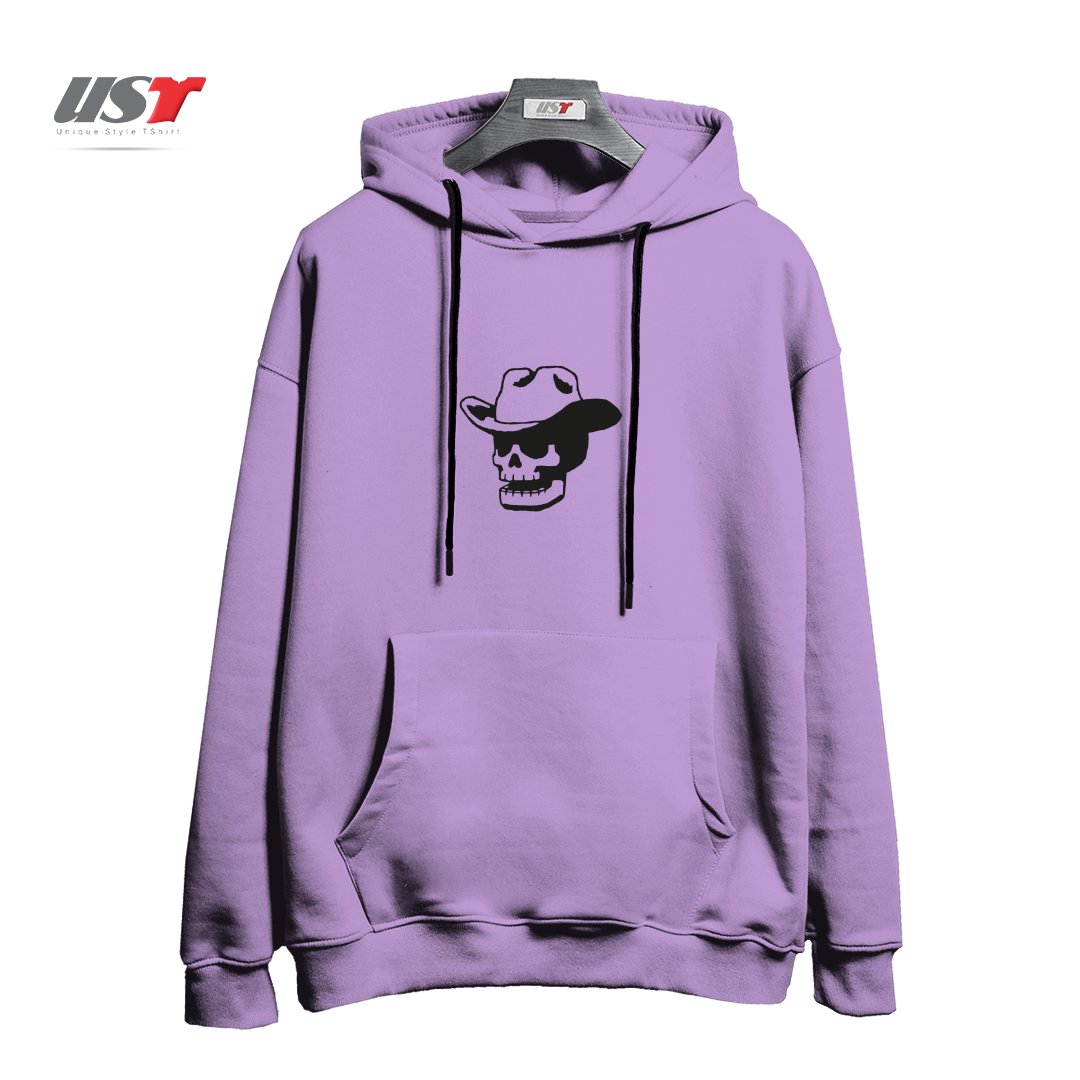 هودی اورسایز طرح COWBOY SKULL