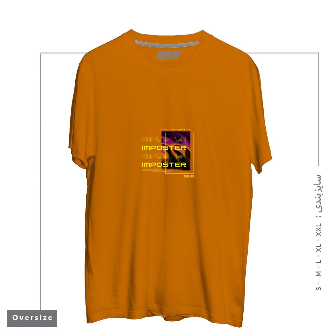 تیشرت اورسایز طرح typography 69