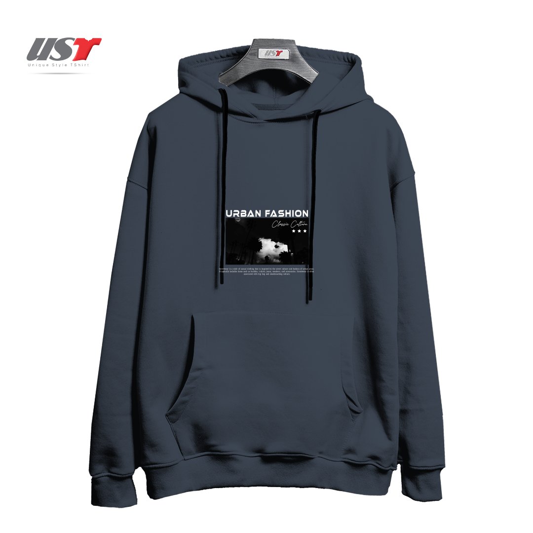 طرح typography 71 هودی اورسایزرنگ دودی