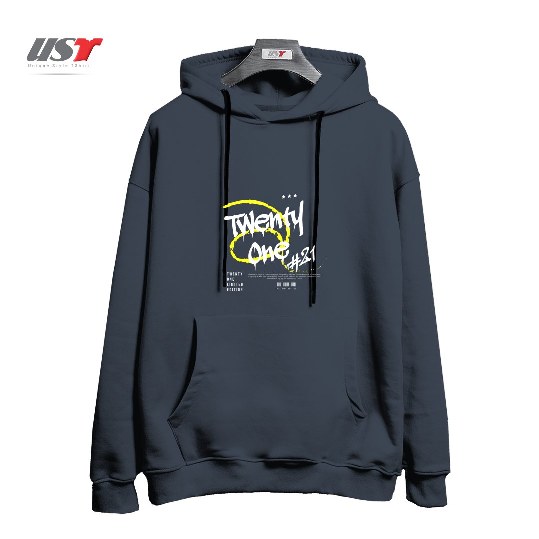 طرح typography 74 هودی اورسایزرنگ دودی