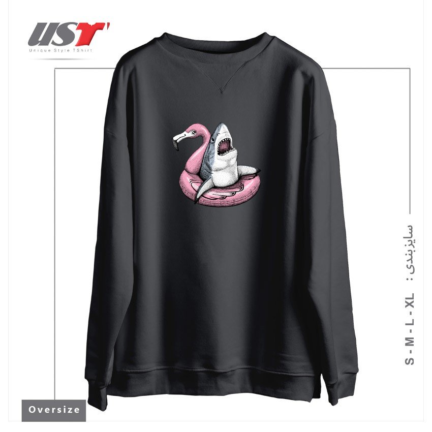 طرح AHHHHH. TIME TO RELAX. (COLOR VERSION) سوییشرت اورسایزرنگ دودی