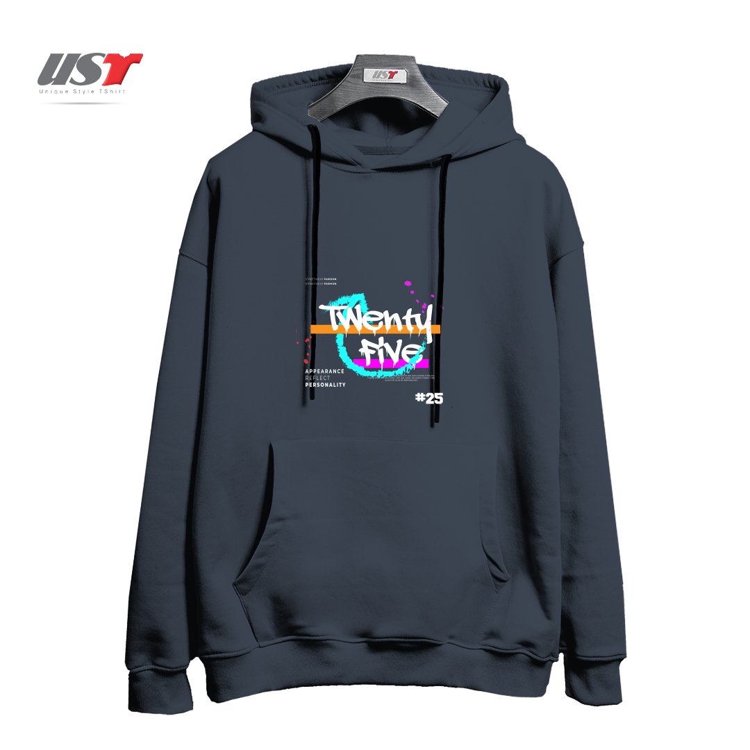 طرح typography 82 هودی اورسایزرنگ دودی