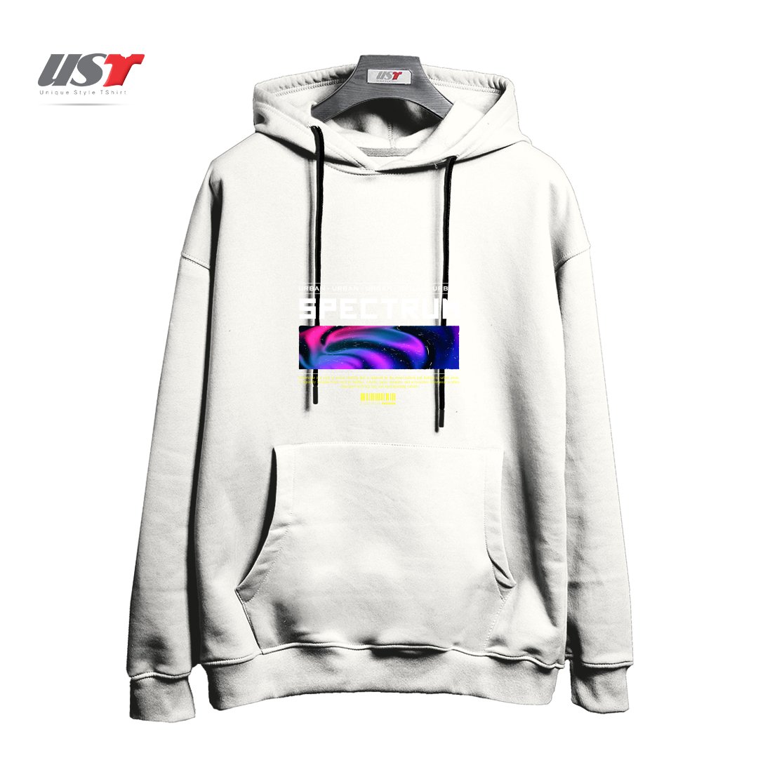 طرح typography 90 هودی اورسایزرنگ سفید