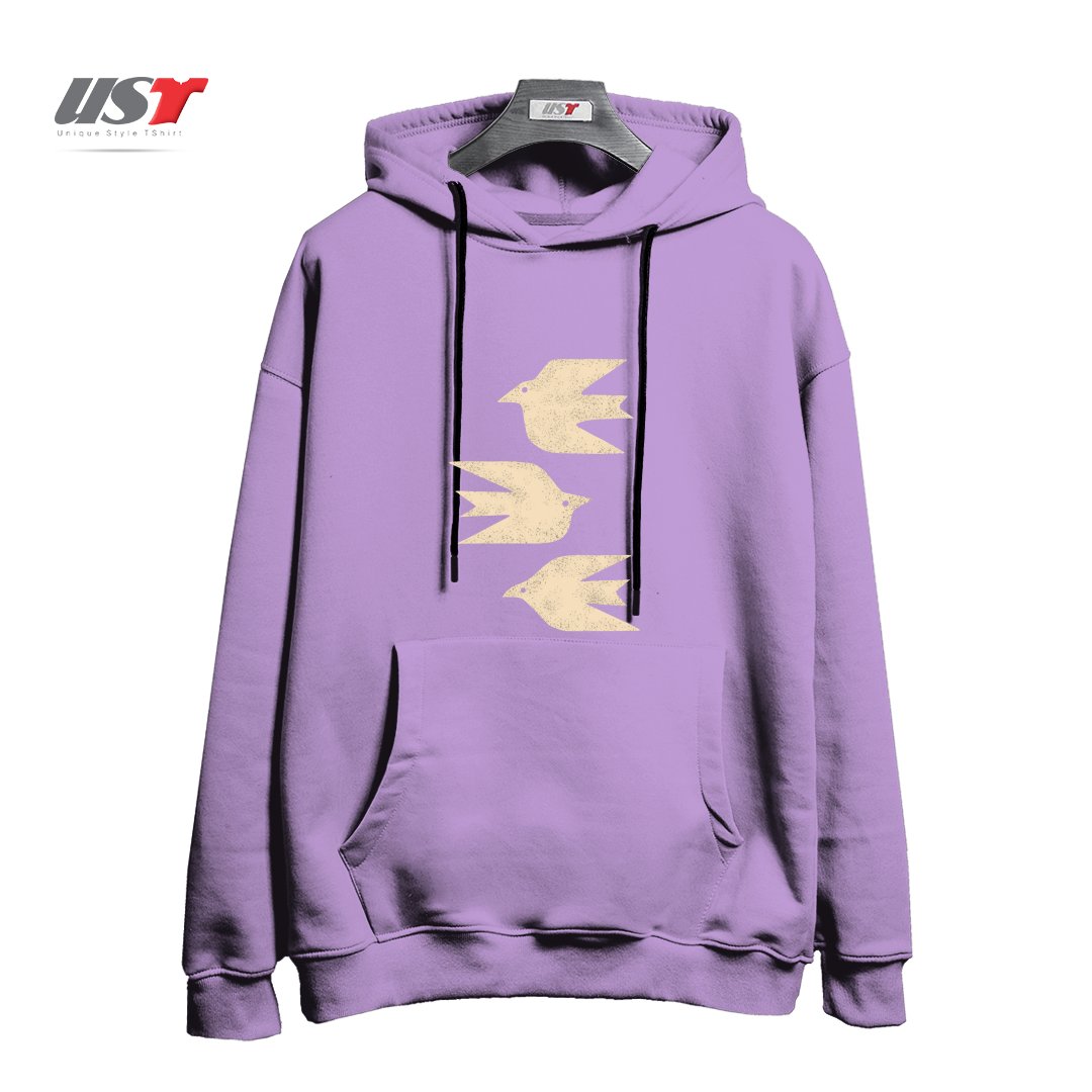 طرح DOVES IN FLIGHT هودی اورسایزرنگ یاسی