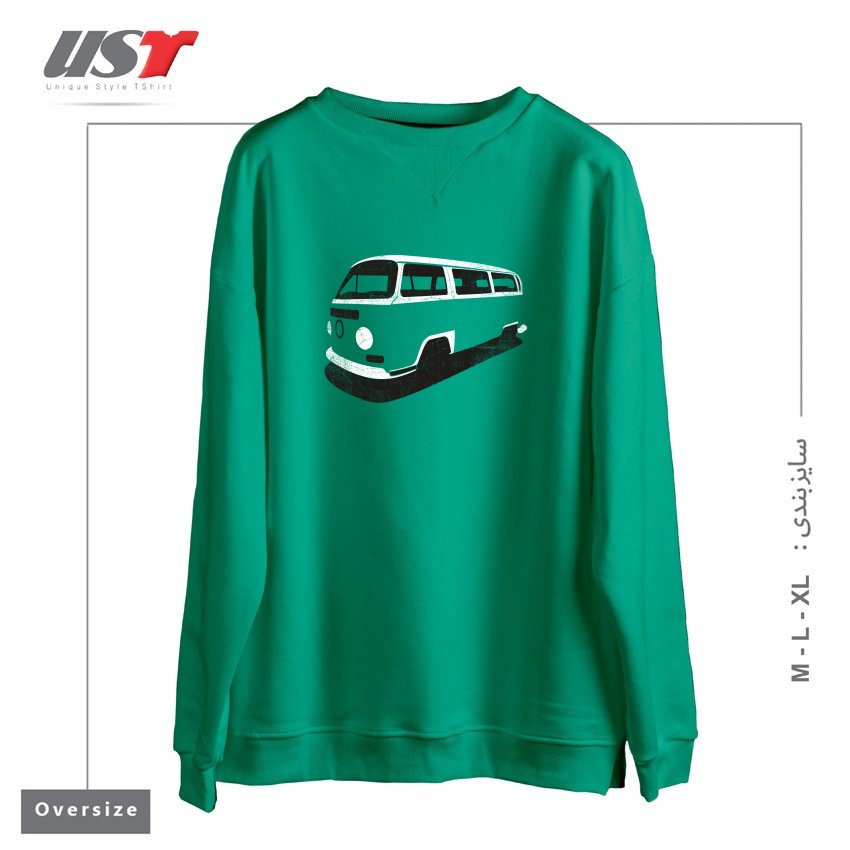سوییشرت اورسایز طرح VAN (VINTAGE VERSION)