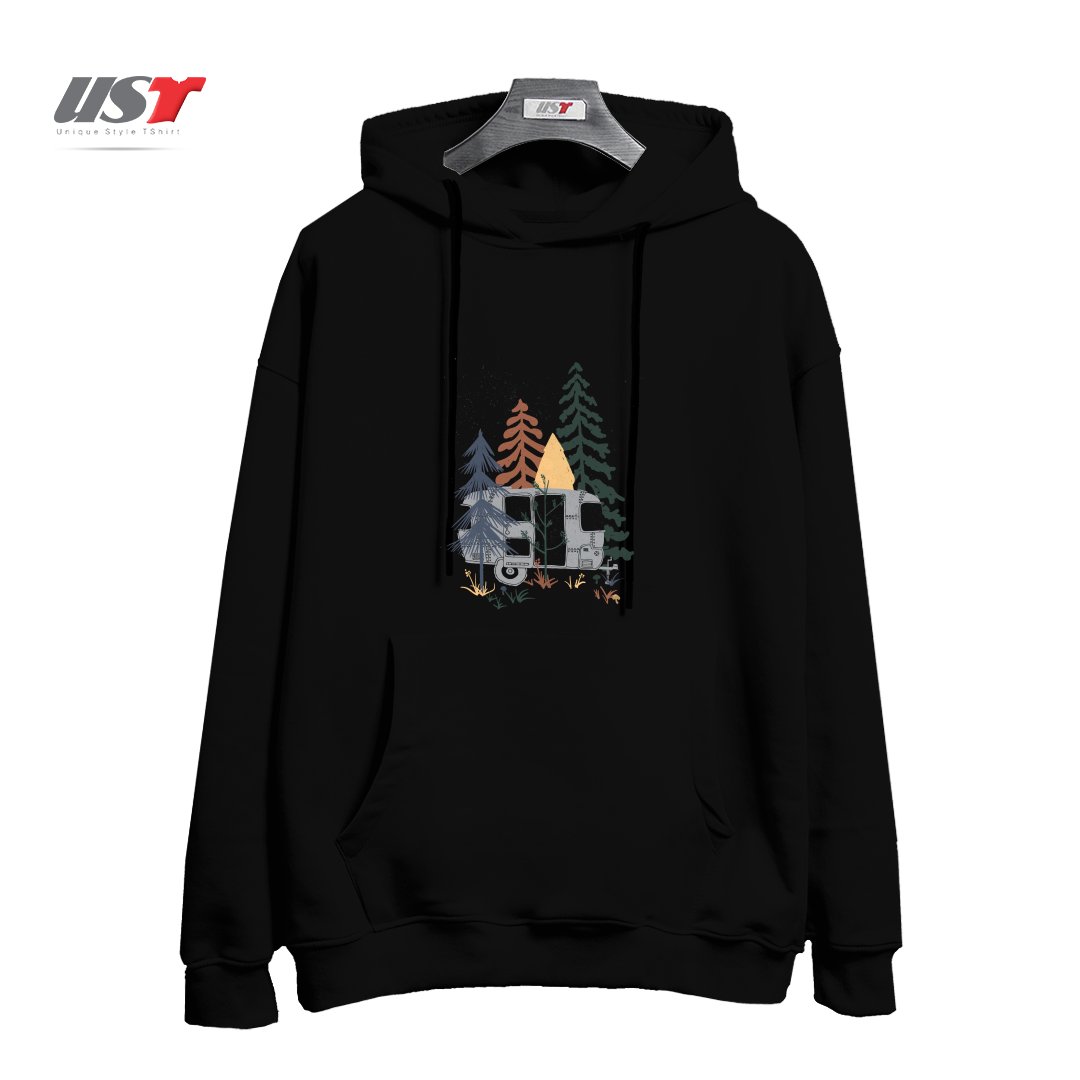 طرح WILD AIRSTREAM... هودی اورسایزرنگ مشکی