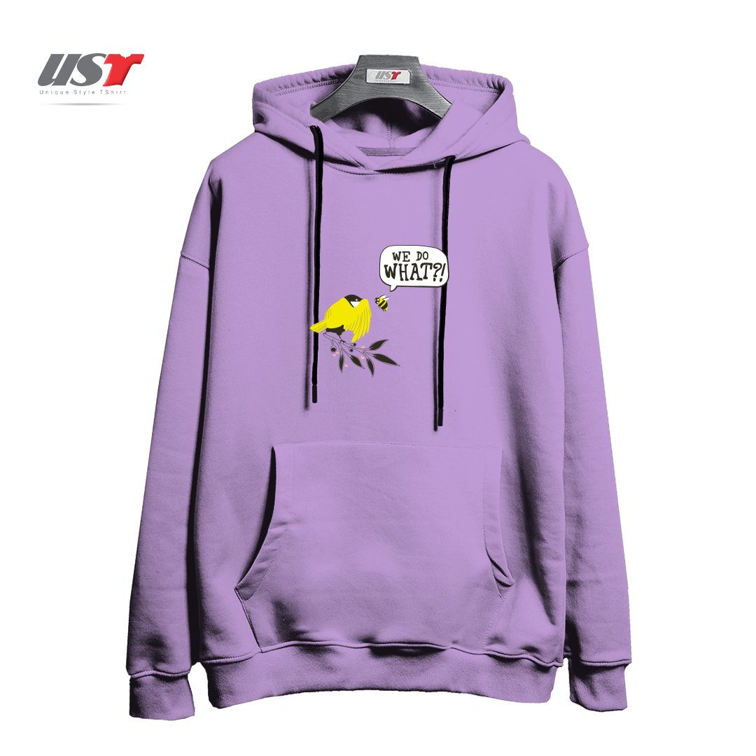 طرح BIRDS & THE BEES هودی اورسایزرنگ یاسی