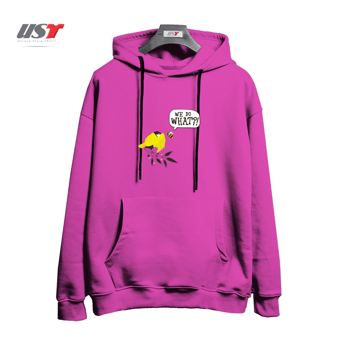 هودی اورسایز طرح BIRDS & THE BEES