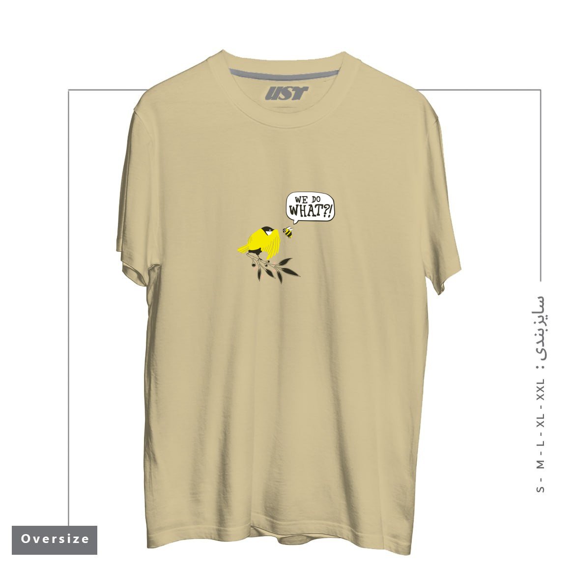 تیشرت اورسایز طرح BIRDS & THE BEES