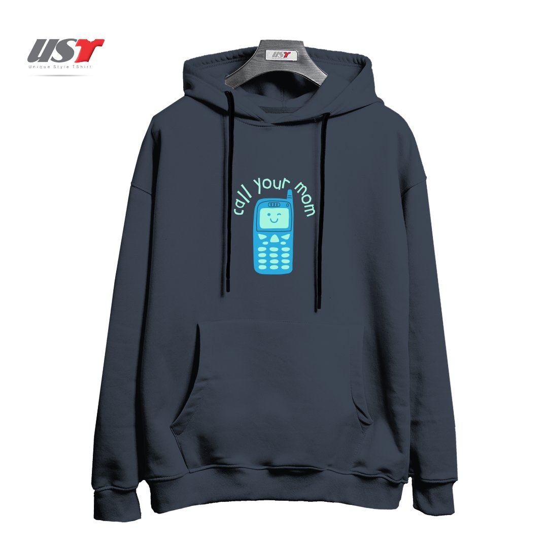 هودی اورسایز طرح CALL YOUR MOM