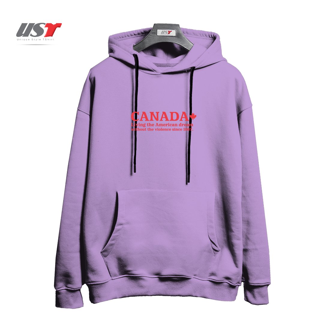 طرح CANADA LIVING THE AMERICAN DREAM... هودی اورسایزرنگ یاسی