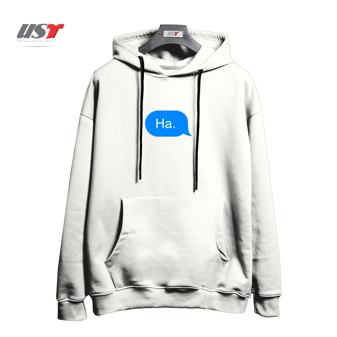 طرح HA. هودی اورسایزرنگ سفید