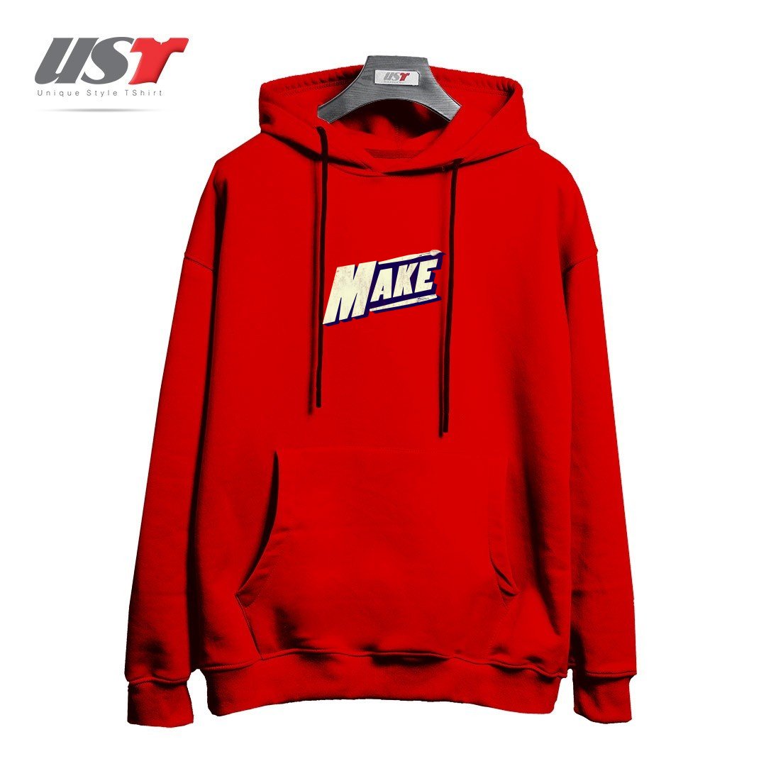 طرح MAKE  DAN ELIJAH FAJARDO  DTG هودی اورسایزرنگ قرمز