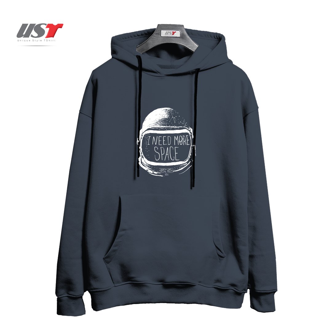 طرح NEVER DATE AN ASTRONAUT هودی اورسایزرنگ دودی