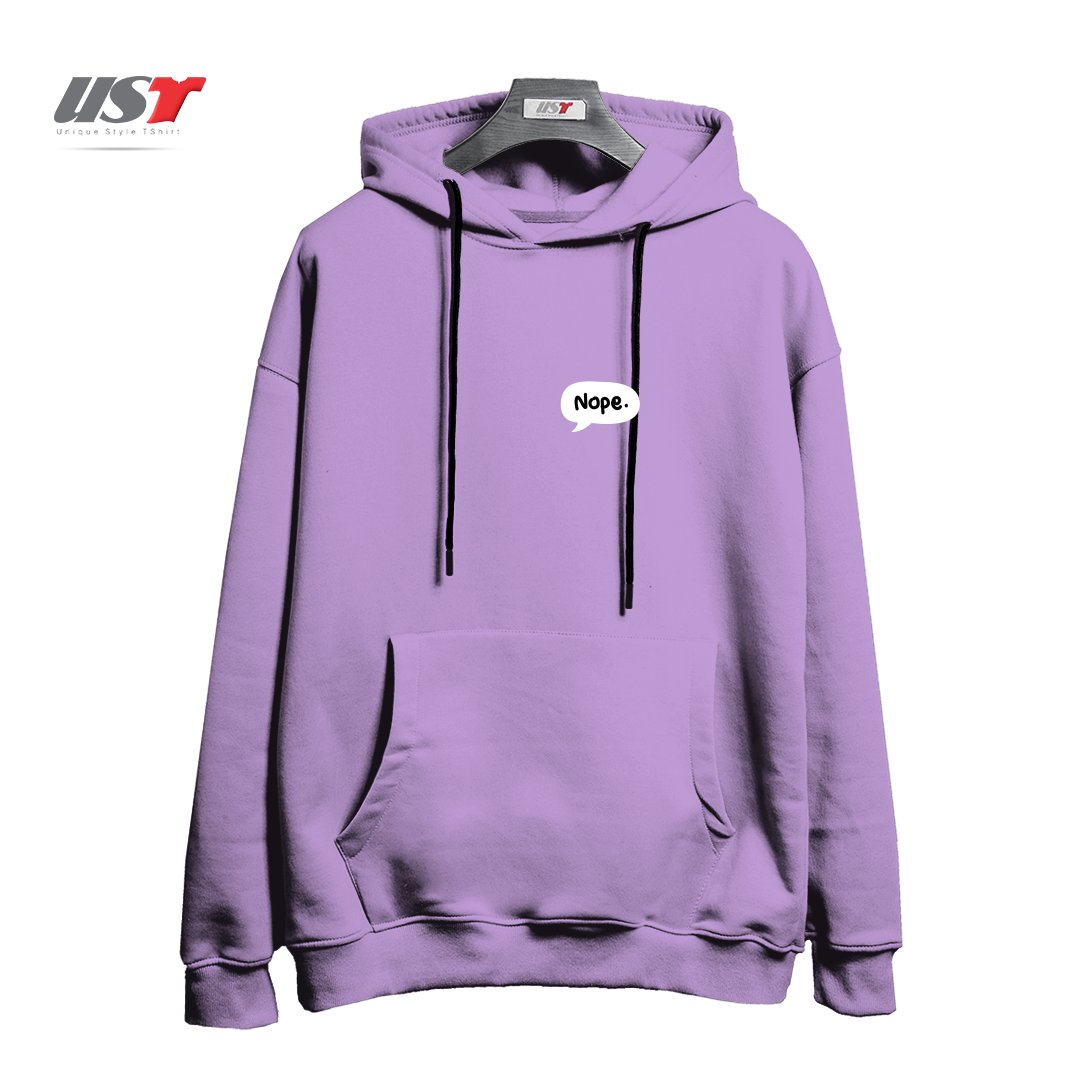 هودی اورسایز طرح NOPE COMICS SPEECH BALLOON DIALOG BOX