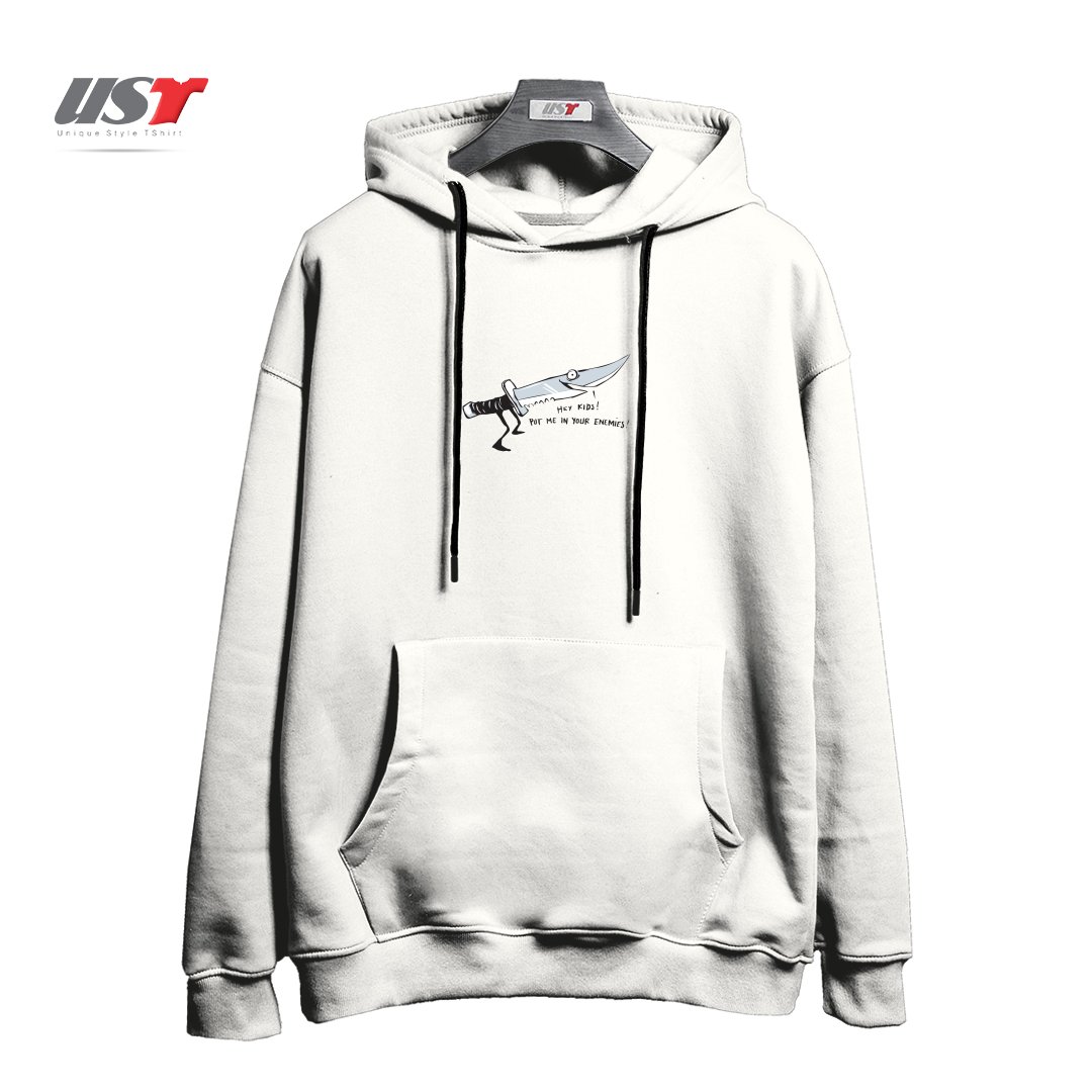 هودی اورسایز طرح STABBY MCKNIFE