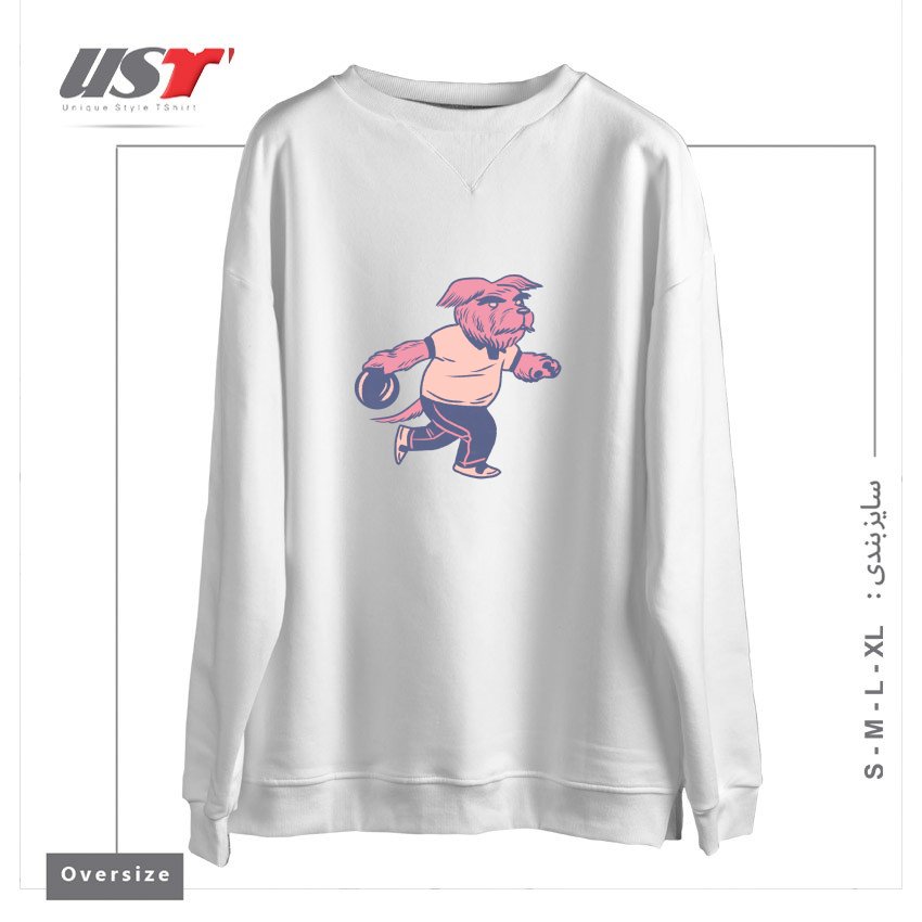سوییشرت اورسایز طرح ALLEY DOG