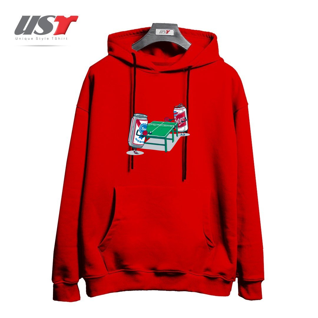 هودی اورسایز طرح BEER PONG