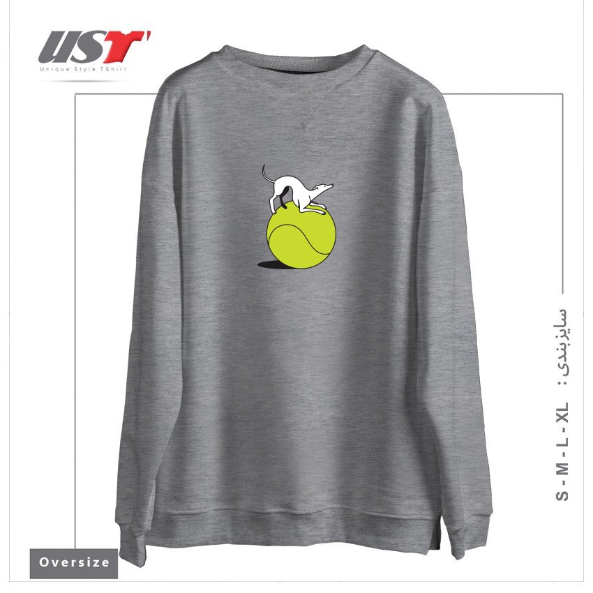 سوییشرت اورسایز طرح FETCH