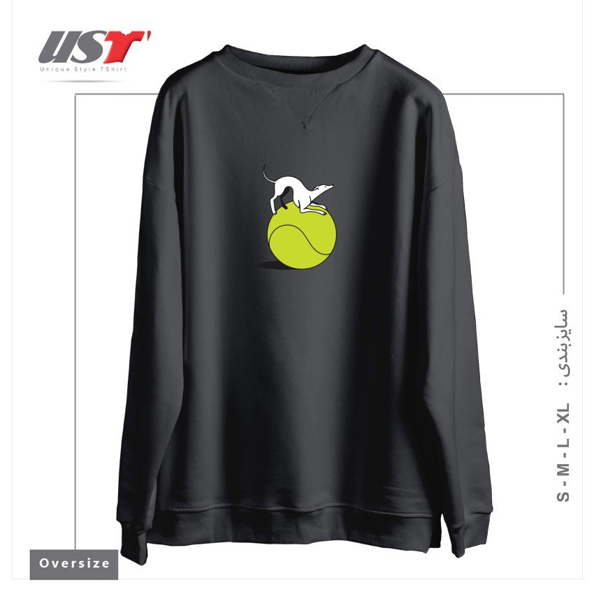 سوییشرت اورسایز طرح FETCH