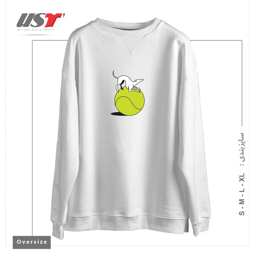 سوییشرت اورسایز طرح FETCH