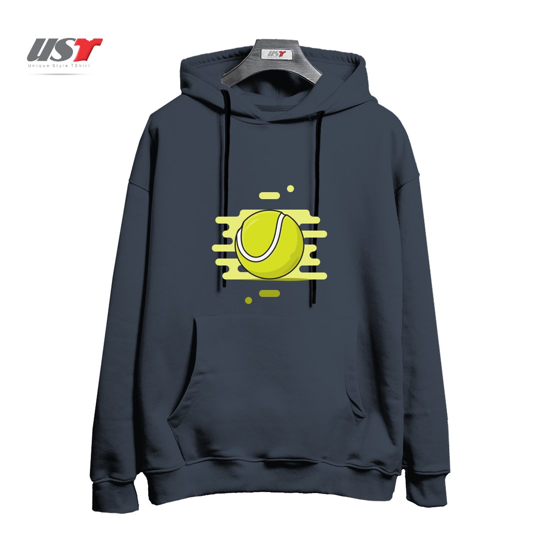 هودی اورسایز طرح GREEN TENNIS BALL