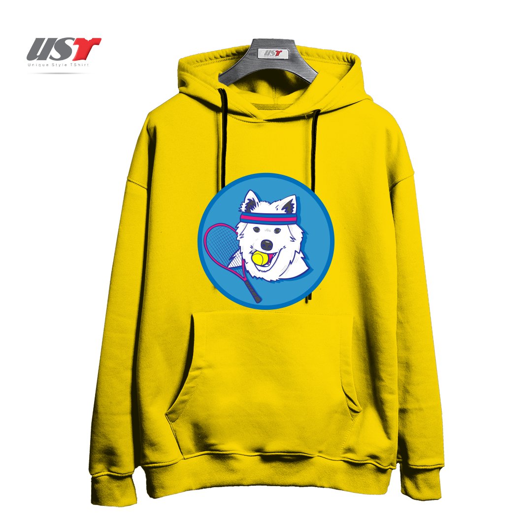 طرح KAYA. هودی اورسایزرنگ زرد