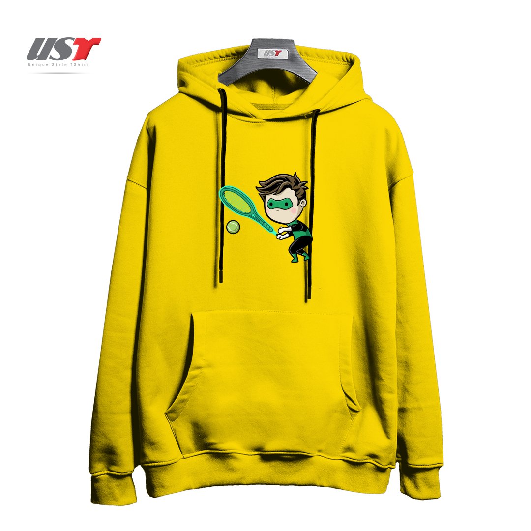 هودی اورسایز طرح SPORTY BUDDY TENNIS