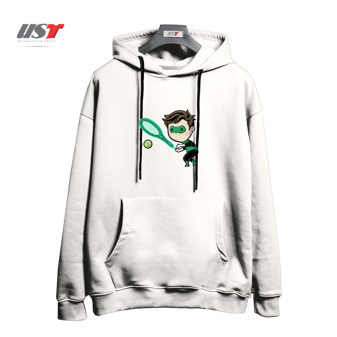 هودی اورسایز طرح SPORTY BUDDY TENNIS