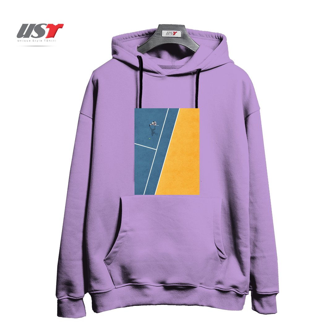 هودی اورسایز طرح TENNIS PLAYER