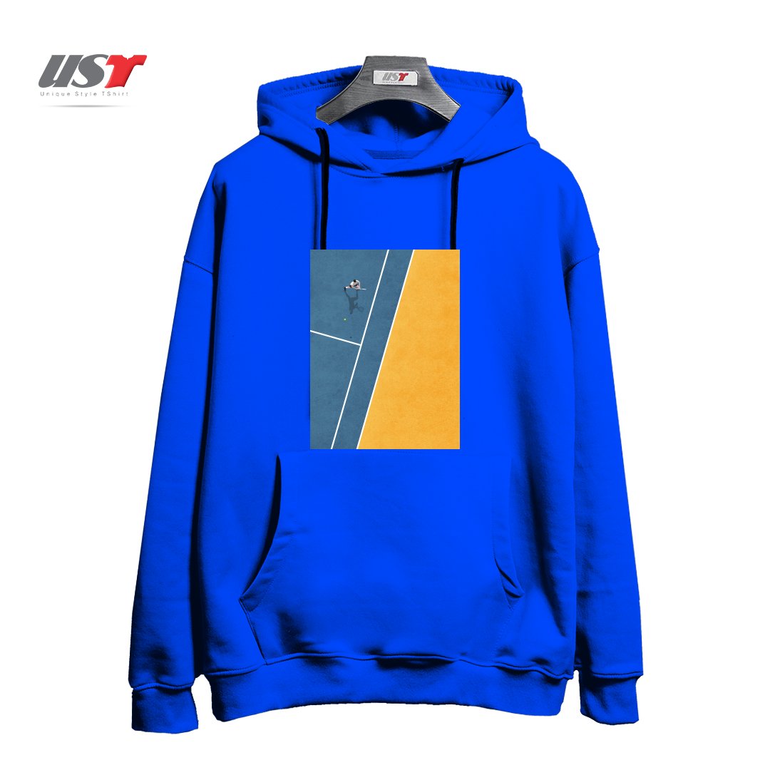 هودی اورسایز طرح TENNIS PLAYER