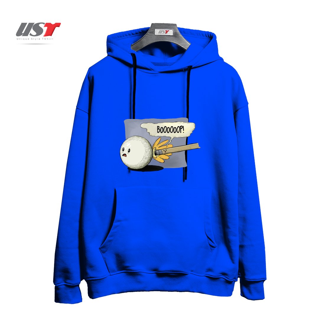 طرح POOL! هودی اورسایزرنگ آبی شالی