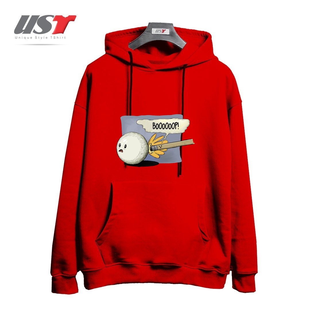 طرح POOL! هودی اورسایزرنگ قرمز