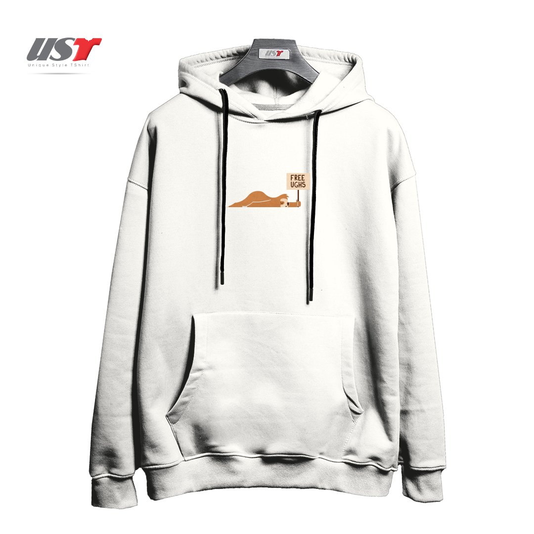 هودی اورسایز طرح FREE UGHS