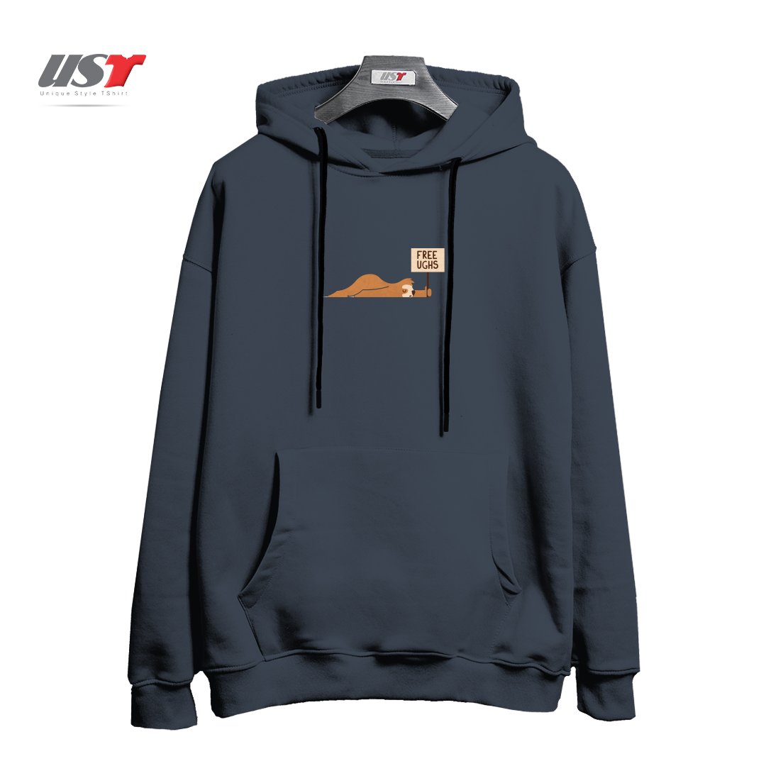 طرح FREE UGHS هودی اورسایزرنگ دودی