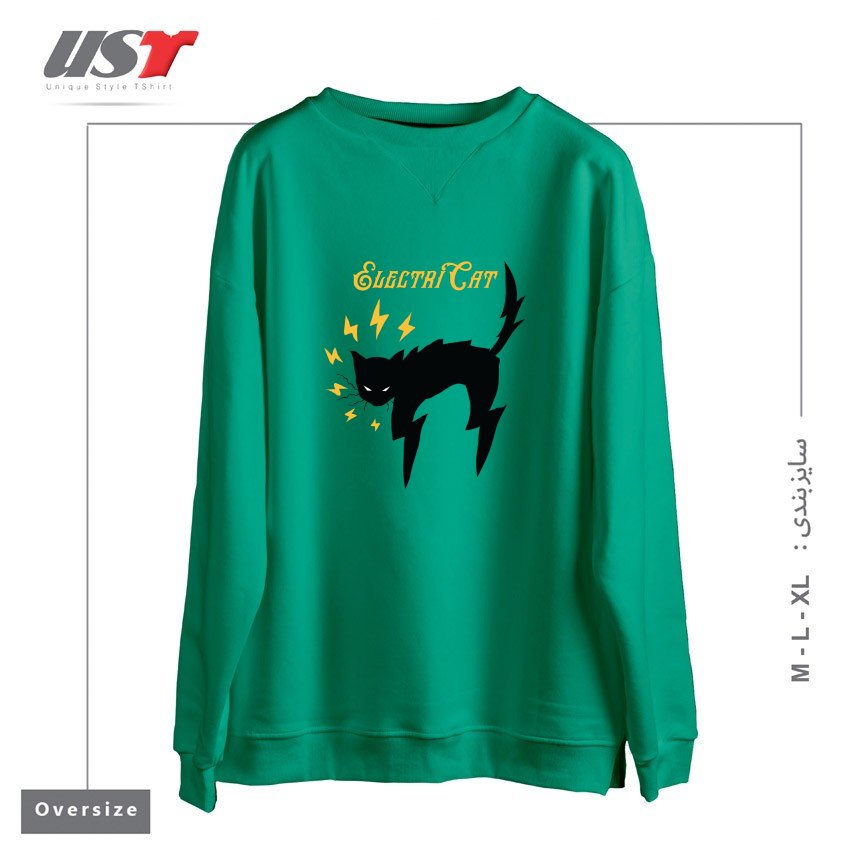 سوییشرت اورسایز طرح lash-Recovered